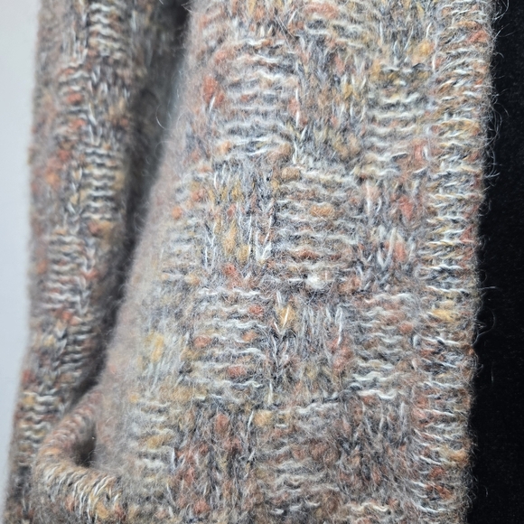 GDT TOO Cardigan Mohair Wool Blend 90s Sweater Open Front Long Vintage - Picture 3 of 8